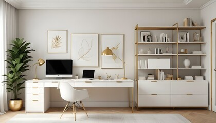 Photo interior modern design room 3d illustration