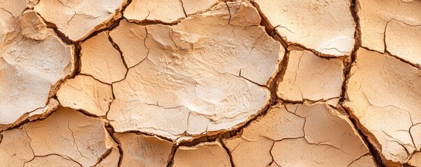 dry soil with intricate cracks, showcasing unique patterns and natural textures for artistic and environmental use.