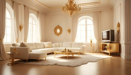 Photo interior modern design room 3d illustration
