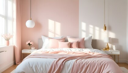 Photo interior modern design room 3d illustration
