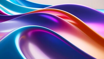 Obraz premium Abstract Colorful Fluid Wavy Background