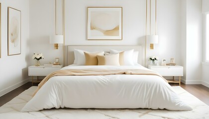 Photo interior modern design room 3d illustration
