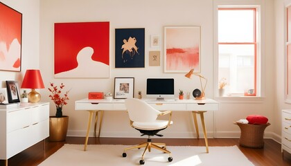 Photo interior modern design room 3d illustration