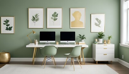 Photo interior modern design room 3d illustration