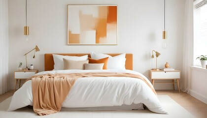 Photo interior modern design room 3d illustration