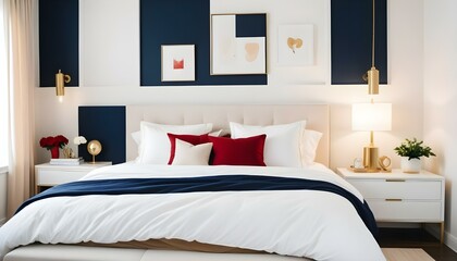 Photo interior modern design room 3d illustration