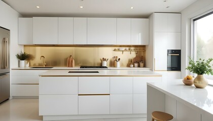 Photo interior modern design room 3d illustration