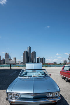 Chevroelt Corvair Corsa at Ouellette Car Cruise