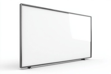 TV screen mockup on isolated background created with Generative AI