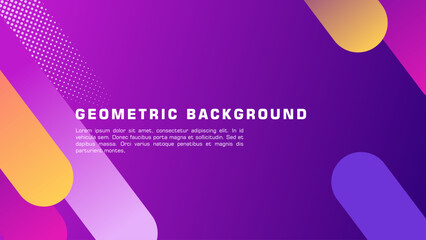 Vector geometric background.  Creative purple background. Simple pink background