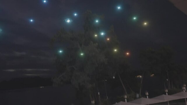 performance of drones at night