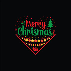 Christmas T-shirt Design Vector Graphic
