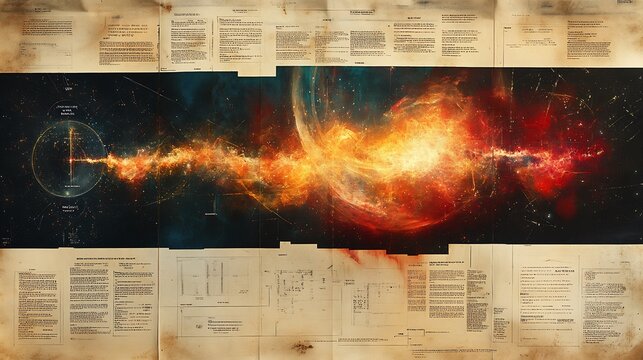 Mind map exploring relationship between quantum mechanics and metaphysics probing the nature of existence and reality