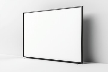 TV screen mockup on isolated background created with Generative AI