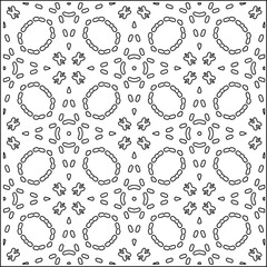 Striped patterns. Digital design.Black and white pattern for web page, textures, card, poster, fabric, textile.White wallpaper.