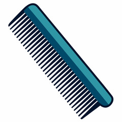 Comb Art Vector on White Background