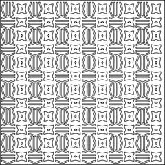 Striped patterns. Digital design.Black and white pattern for web page, textures, card, poster, fabric, textile.White wallpaper.