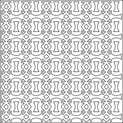 Striped patterns. Digital design.Black and white pattern for web page, textures, card, poster, fabric, textile.White wallpaper.