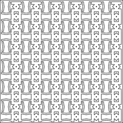 Striped patterns. Digital design.Black and white pattern for web page, textures, card, poster, fabric, textile.White wallpaper.