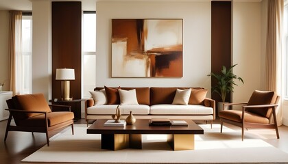 Photo interior modern design room 3d illustration