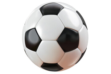 Fototapeta premium Soccer ball close-up on transparent background