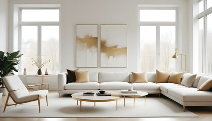Photo interior modern design room 3d illustration