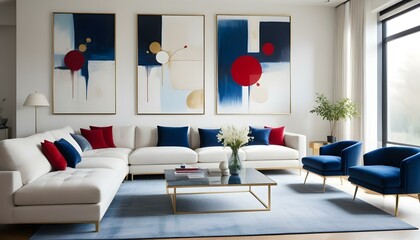Photo interior modern design room 3d illustration