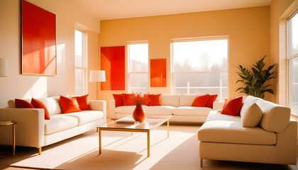 Photo interior modern design room 3d illustration