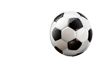 Fototapeta premium Soccer ball on transparent background