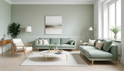 Photo interior modern design room 3d illustration