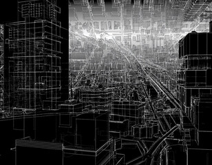 Gritty Urban Texture Abstract Rough Concrete Background with Distressed Industrial Dark City Vibe