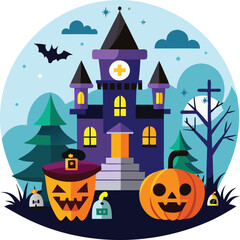 Hallowen vector illustration 