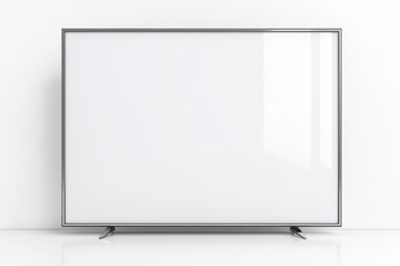 TV screen mockup on isolated background created with Generative AI