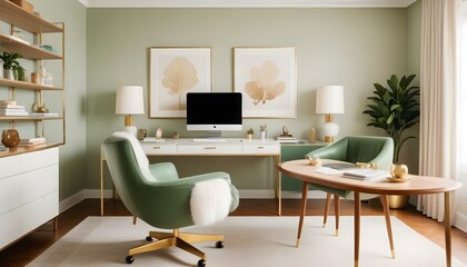 Photo interior modern design room 3d illustration