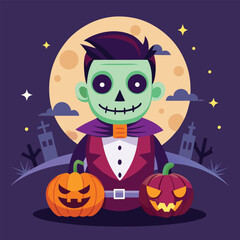 Hallowen vector illustration 