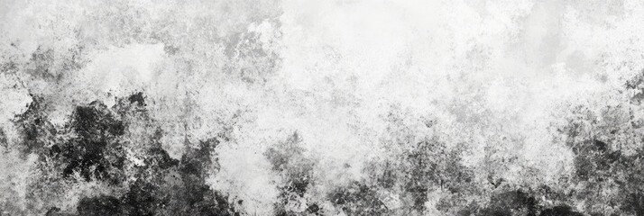 Obraz premium Monochrome abstract texture with grainy film noise and watercolor effects in grey tones