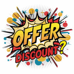 Fototapeta premium illustrations vector sale offer market discount shop market place 