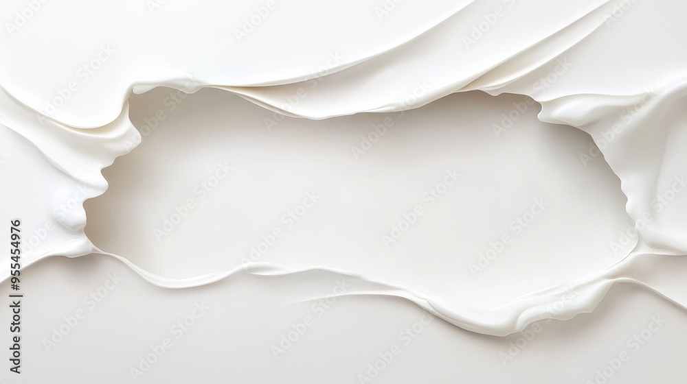 Canvas Prints a white background with a white tear in it