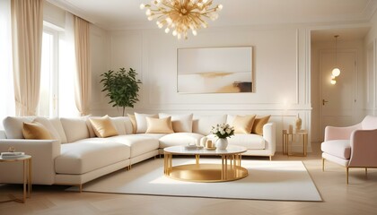 Photo interior modern design room 3d illustration