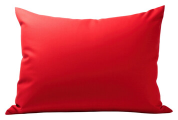 PNG  Red pillow cushion white background simplicity.