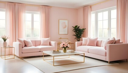 Photo interior modern design room 3d illustration