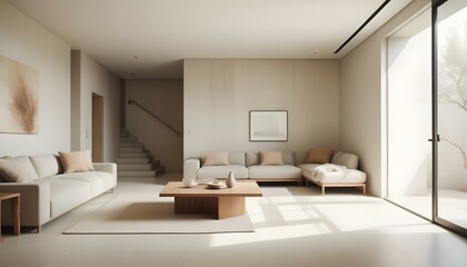 Photo interior modern design room 3d illustration