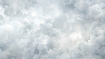 Celestial Veil: A soft, ethereal glow pierces through a dramatic expanse of clouds, creating a breathtaking celestial tableau.