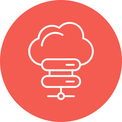 Cloud Storage Vector Icon