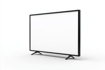 TV screen mockup on isolated background created with Generative AI