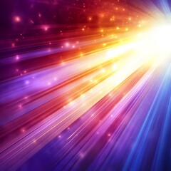 Obraz premium Sunrise abstract background with gradient lines and warm, glowing colors 