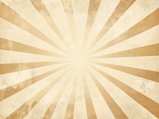Vector illustration of grunge light brown sunburst

