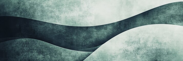 Retro style grainy background featuring abstract geometric shapes with a film noise effect