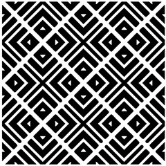 Vector monochrome pattern, Abstract texture for fabric print, card, table cloth, furniture, banner, cover, invitation, decoration, wrapping.Seamless repeating pattern.Black and white color.