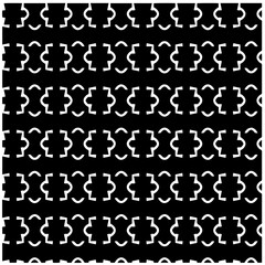 Vector monochrome pattern, Abstract texture for fabric print, card, table cloth, furniture, banner, cover, invitation, decoration, wrapping.Seamless repeating pattern.Black and white color.